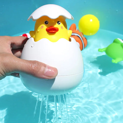 Duck & Penguin Bath Toys - Water Spray Sprinkler for Kids