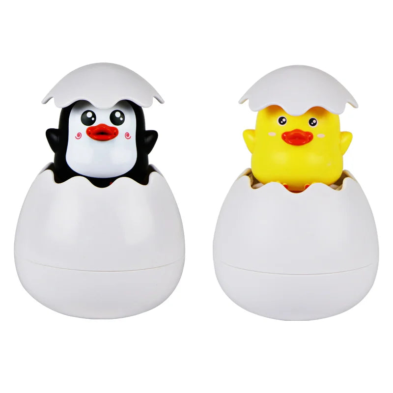 Duck & Penguin Bath Toys - Water Spray Sprinkler for Kids