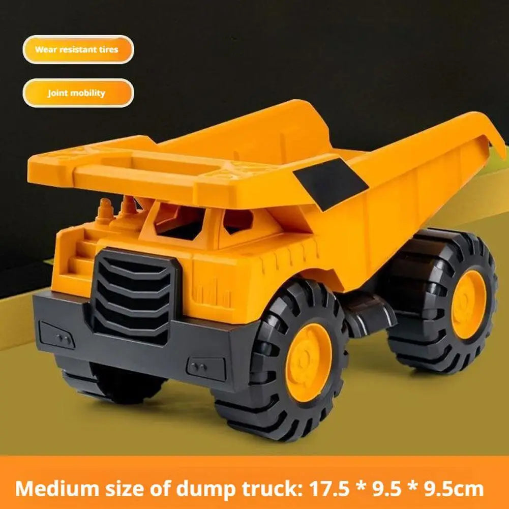 Construction Truck Toy Set - Excavator & Engineering Vehicles for Toddlers