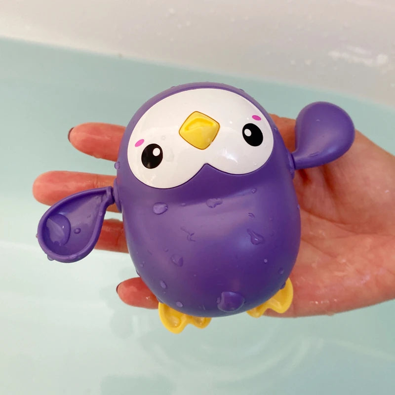 Duck & Penguin Bath Toys - Water Spray Sprinkler for Kids